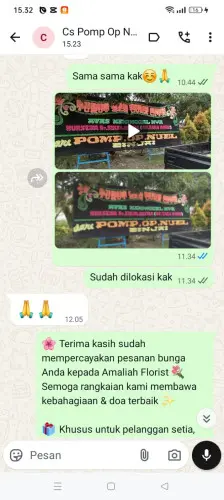 Testimonial Papan Bunga geredug
