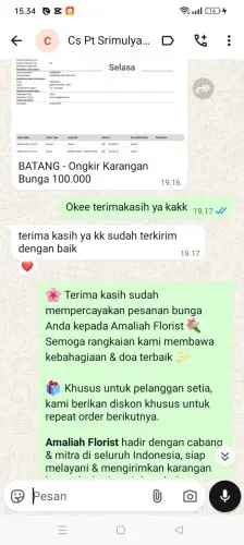 Testimonial Papan Bunga geredug