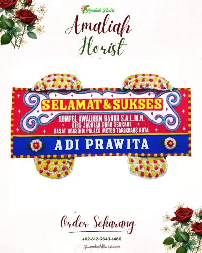 Karangan Bunga Ucapan Selamat geredug